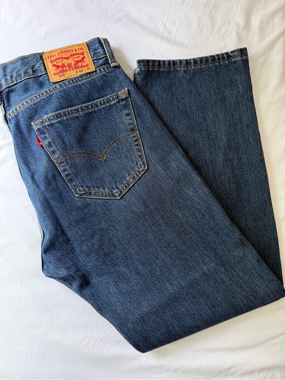 Levi's Men's Dark Blue Straight Jeans